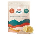 Nattetid Prebiotic Fiber Powder med fordøjelige enzymer & Magnesium Glycinate til søvn, On- The- Go Travel 7 Pack Shut 124; Gut sundhed supplement til kvinder & mænd - Bloating Relief Opløselig og uopløselig fiber