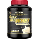 ALLMAX Nutrition Gold ALLWHEY, Fransk Vanilla - 5 LB - 24 Bedste Protein Per Scoop - Gluten Free, Lavcarb & Lavsukker - ca. 71 Servering