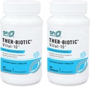 Claire Labs SFI Health Vital- 10 Probiotic - immun- og fordøjelsesstøtte Supplement 5 Millioner CFU 10 Arter med Lactobacillus, Bifidobacterium & Streptococcus, Dairy- Free (100 kapsler, 2 pakker)