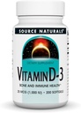 Source Naturals Vitamin D-3 1000 iu Understøtter Bone & immunforsvar * - 200 Softgels