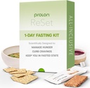Prolon 1- Day Nulstil fastende kit 124; Fast med mad • 124; Understøtter sund aldring & Vægt Management • 124; Low- Calorie, Plant- baserede Måltider & Snacks • 124; Udviklet til ikke bryde din hurtig (1- dag Kit)