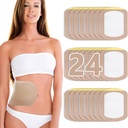 Castor Oil Pack Wrap, Castor Oil Patches Disponible, Organic Cotton Self- Klædningssider, Portable Anti Lækage Ingen vask