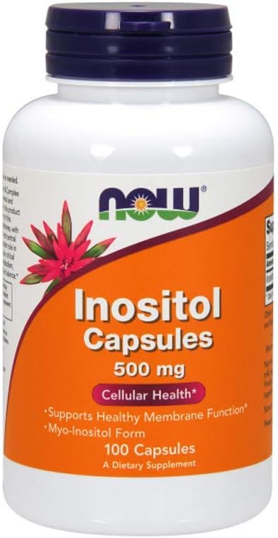 Now Foods Inositol, 100 kapsler / 500 mg