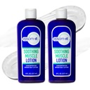 EPSOM- IT Lindrende muskellotion - Epsom Salt Magnesium Sulfate Cream Arnica for Muskel Stiffness, Tematisk Magnesium Lotion, Levering Comfort for Legs, Knæ og Feet, 8.0 oz., 2-Pack