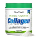 ALLMAX Collagen Powder Unflavored, Hydrolyzed Collagen Peptides, Grass Fed Bovine Collagen, Vitamin C & Biotin, Hair Skin Nails & Joint Support, 440g, 44 Servings