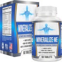 Multi- Mineral supplement (15-in-1) Jern fri Formel 124; High- Potency Multimineral Minerals