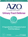 AZO Urinary Tract Defense Antibakteriel Beskyttelse, FSA / HSA Støtteberettiget, Hjælper Kontrol en UTI indtil du kan se en læge, fra Nr. 1 Mest betroede Urinary Health Brand, 24 Greve (Pack of 1)
