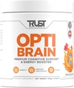 Opti Brain - Forbedre hukommelse og fokus, Nootropics Brain Support for Energy, Brain Booster for Sundhed med energi og fokus - Premium Energy Enhancere (30 Servere)