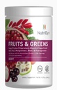 NutriDyn Fruits & Greens Berry Flavor * Certified Organic * w / Acai, Gogi, Mangosteen, Noni & Pomegranate Super Fruits 304,8 Bedste (Berry)