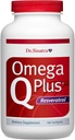Dr. Sinatra Omega Q Plus Resveratrol - Omega-3 Supplement med CoQ10 og Resveratrol - fremmer omfattende hjerte og hele kroppen sundhed til at hjælpe dig med at ældes godt (180 bløddele)