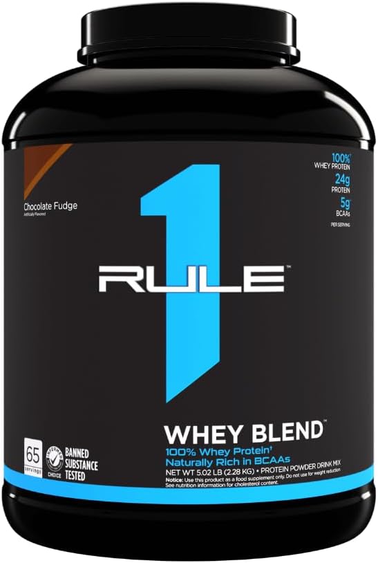 Regel 1 Proteiner R1 Whey Blend, 68 Servering, Chokolade Fudge