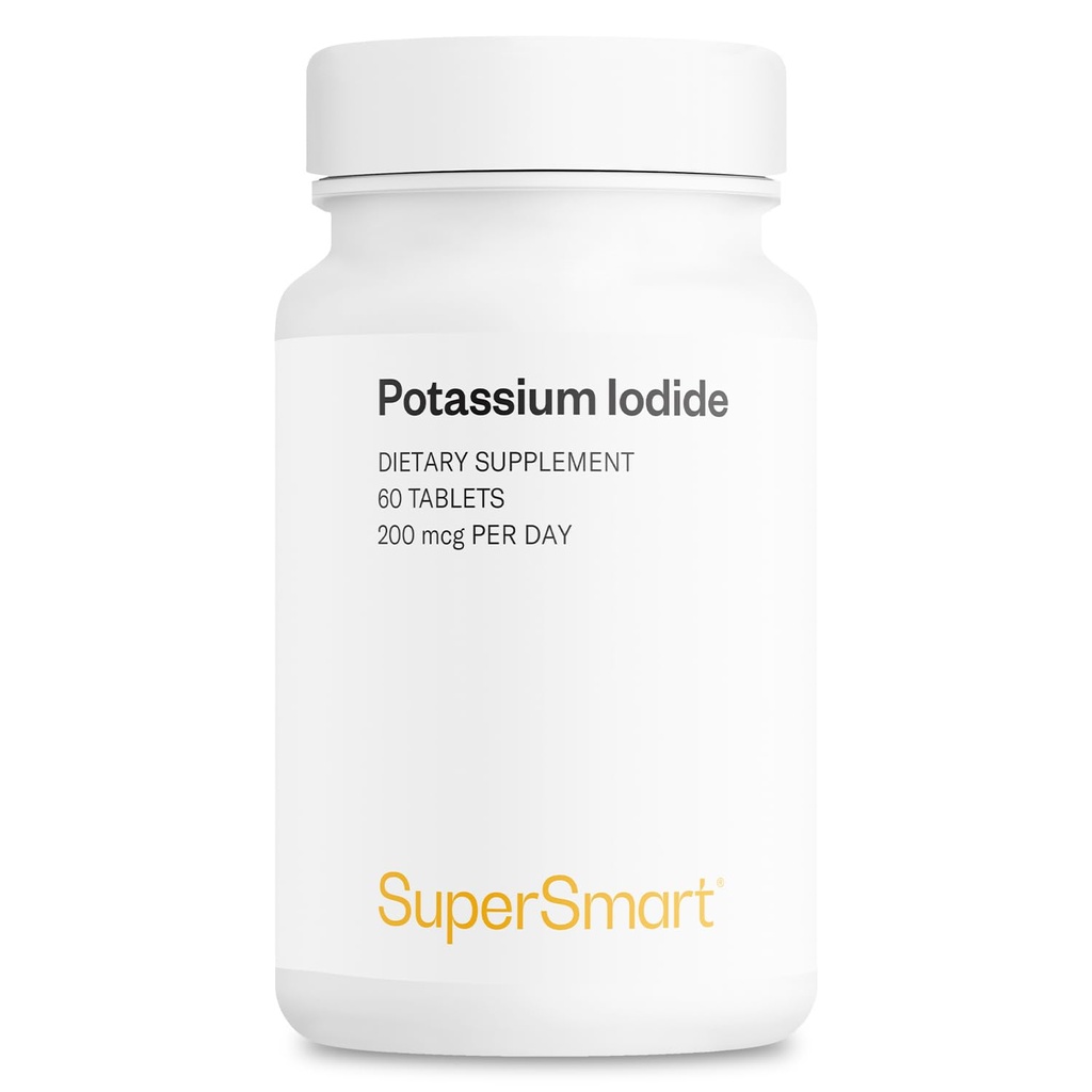 SuperSmart - Kalium Iodide KI 200mcg per dag (Stabil jod) - High Potency Shield