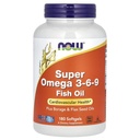 Nu fødevarer Super Omega 3-6-9 Soft- gels, 1200Mg, 180-greve
