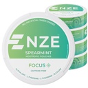 NZE Coffein Free Nootrope Pouches (Spearmint) - Nootrope Pouches med Alpha GPC, L-Tyrosine & L-Theanine - Ingen sukker eller kunstige sødestoffer - 15 Nicotine Free Pouches Per Can - 5 Pack