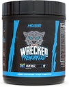 Wrecked Pre Workout Powder, Advanced Formel, øger energi, Focus, Pumps & Performance, 10g L- Citrullin, 6.4g Beta Alanine, 5g Tyrosine, 1g Alpha GPC, 375mg Fast-Fungerende Koffein & mere (40 Servere)