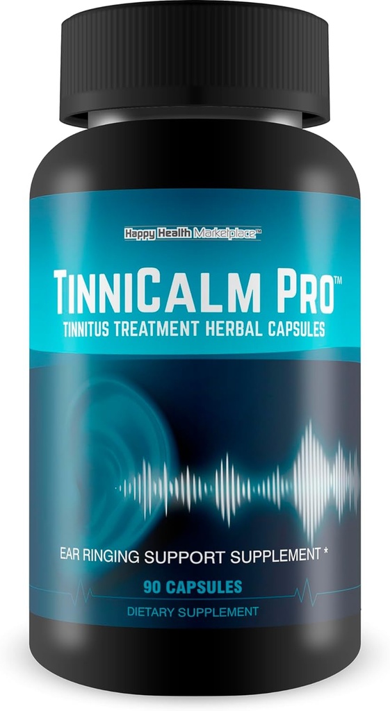 TinniCalm Pro - vores bedste Tinnitus Behandling Urtekapsler - Tinnicalm Patches Kapsler Supplement - Natural Tinni Calm Patches Tinnitus Relief Supplement - vores bedste øre Ringning Relief for Ringende Øre