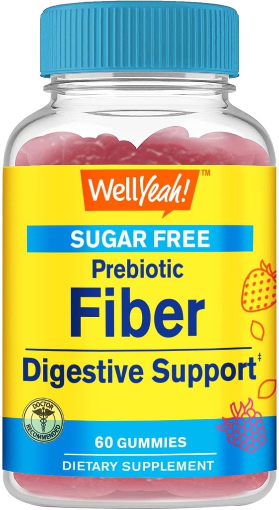 WellYes Sugar Free Fiber Gummy for voksne (4g)