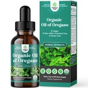Organic Oregano Oil Drops - Super koncentreret flydende olie af Oregano med Carvacrol 60% for fordøjelse og immunforsvar - flydende urteekstrakt tinktur til immunstyrke & sunde intestiner - 30 ml