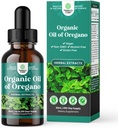 Organic Oregano Oil Drops - Super koncentreret flydende olie af Oregano med Carvacrol 60% for fordøjelse og immunforsvar - flydende urteekstrakt tinktur til immunstyrke & sunde intestiner - 30 ml