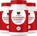 (3 Pack) Wonderfix Glycogen Support Capsules - Official Wonderfix Glycogen at vedligeholde stabile sunde niveauer, Glycogen Support Advanced Blood Dietary Supplement, Wonder Fix Anmeldelser (180 Kapsler)