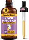 Gær Infektion Behandling for hunde - 4 Ounces - Lindrende Itch Relief, Øre Infektion Behandling, Reducerer Irritation & Inflammation, 4 oz