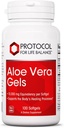 Protokol Aloe Vera Gels - fordøjelsestillæg * - med GAG - naturligt okkurrende vitaminer og aminosyrer - non-GMO & halal - 100 Softgel