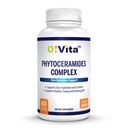 Phytoceramider Kompleks, Hudens reparation og foryngelse, Anti- Aging Support, Plante-afledte Ceramider, med Vitaminer C, B-6, og B-12, 2-måned Supply (60 non-GMO flydende kapsler)