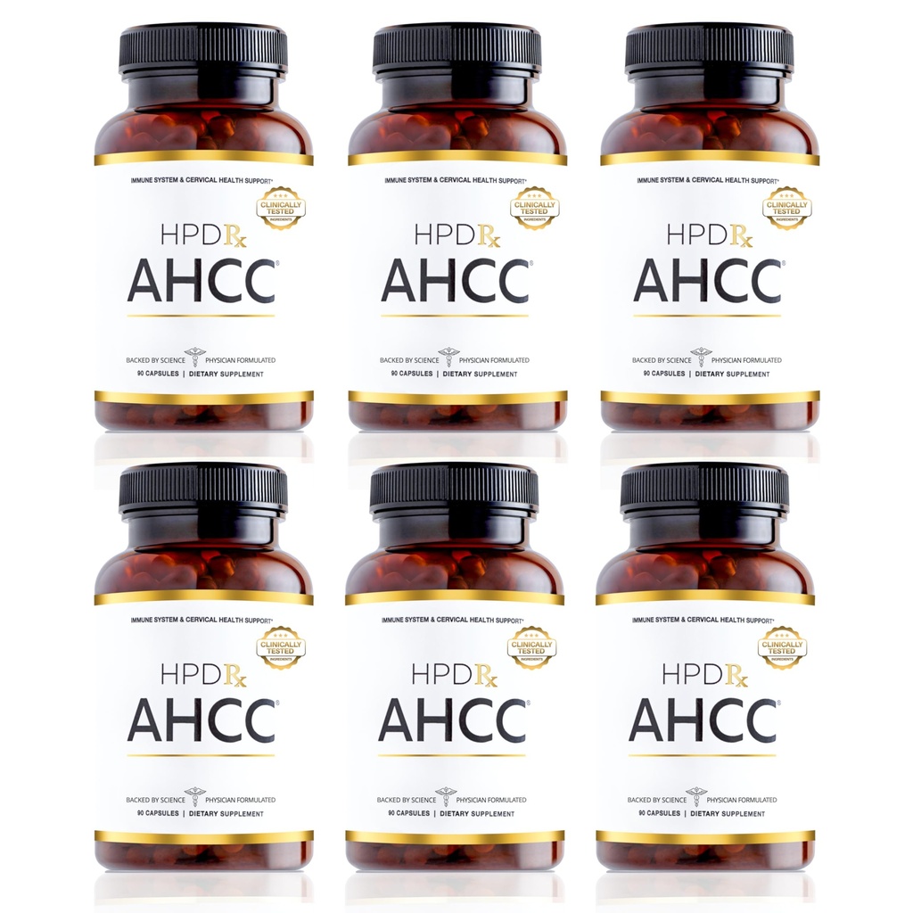 HPD Rx Premium AHCC & Shiitake Mushroom 1100 mg per servering supplement, Natural Immunity Booster, vedligeholder Natural Killer Cell Activity 124; AHCC er proven i 30 + Studier