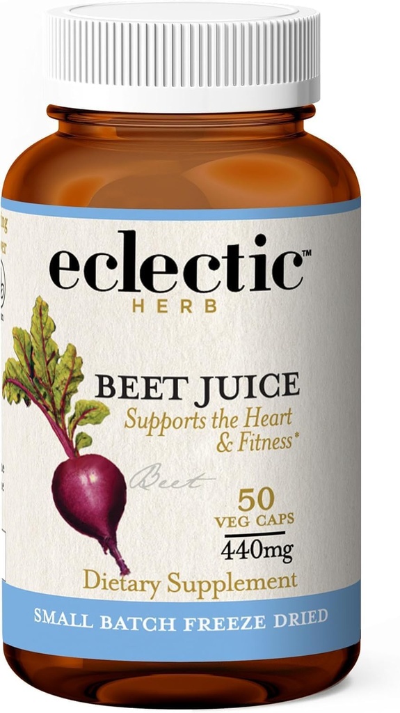 Eclectic herb Raw Fresh Freeze- Tørred Non- GMO Beet Juice