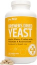 Pet MD hvidløg & Brewers Yeast for Dogs & Cats - Hvidløg og Gær Plus Antioxidanter - Brewers Gær tabletter til Hunde & Cats - Vitamin B 1 & C - 1000 ct