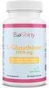 L Glutathion Hud Lightening Brightening Pills 1000 mg Antioxidant Anti Aging til at understøtte leversundhed & Detox Hjælp immunforsvar & hjernefunktion Reducere gratis radikal skade Vegan 60 kapsler