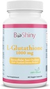 L Glutathion Hud Lightening Brightening Pills 1000 mg Antioxidant Anti Aging til at understøtte leversundhed & Detox Hjælp immunforsvar & hjernefunktion Reducere gratis radikal skade Vegan 60 kapsler