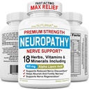 Neuropati Support Nerve Supplement med 600 mg Pure Alpha Lipoic Acid - Maksimum Strength Formel, Forstærkning Nerver i Fingers, Hænder, Legetøj, & Feet - Bedste Perifer Relief Support - 120 Kapsler