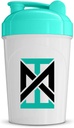 MIXT Energy Shaker Flaske, 16 oz. Shaker Flaske, BPA Free & Lid Mixing Technology (16 oz, Teal)