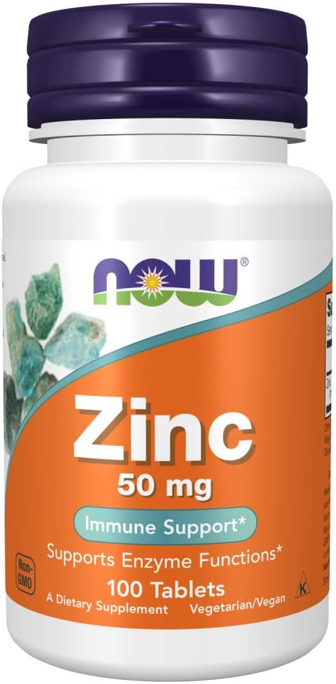 Zink 50 mg 100 tabletter (pakning med 2 stk.)