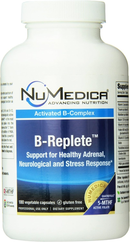 NuMedica B- Replete Supplement 180 Vegetabilske kapsler