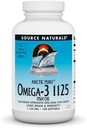 Source Naturals ArcticPure Omega-3 Fish Oil 1125mg Ultra Potency Maximum Strength EPA + DHA for Heart, Joint, Brain & immun Health - 120 Softgels