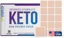 Keto Patch med B12 Methylcobalamin og Vitamin Guarana B12 Patch for Energy - 30 dages levering Keto & Vitamin B12 Patches - Lavet i USA