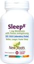 NY ROOTS HERBAL Sleep Supplement, med Passion Flower, Kamille, Humle, Panax Gingseng, Skullcap, Magnesium, Melatonin (60 Veg Caps)