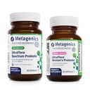 Metagenics Bundle - UltraFlora Spectrum (30 Greve) & UltraFlora kvinders (30 Greve) - for fordøjelse, immunforsvar & vaginal sundhed
