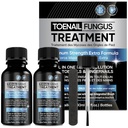 Toenail Svampebehandling Ekstra styrke 2pcs x 30ml, Svampesømbehandling, Negle Svampebehandling for Toenail, Toe Nail Svampebehandling Ekstra styrke for beskadigede og misfarvning Nails.