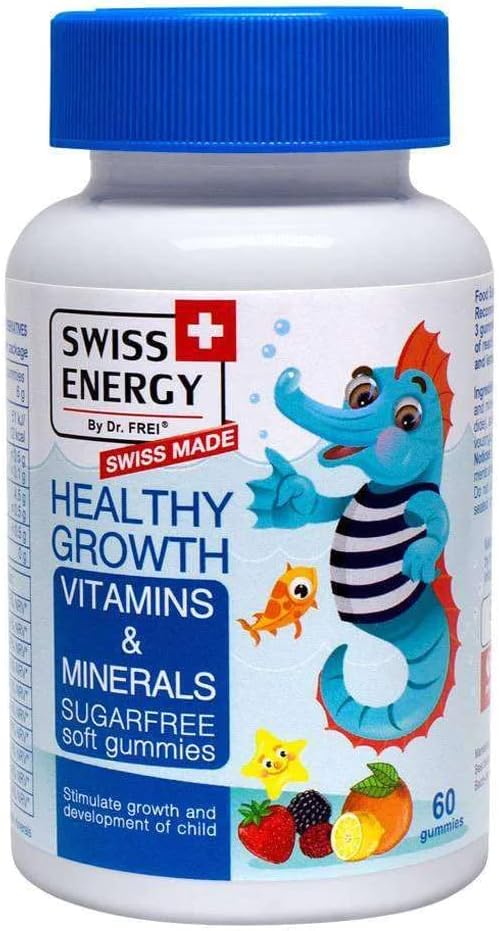 Sund vækst Multivit: Vitaminer og mineraler til vækst, 60 bløde gummier
