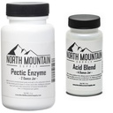 North Mountain Supply Pectic Enzyme 2 Ounce Jar and AB- 4oz Food Grade Acid Blend Bundle