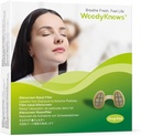 WoodyKnows 3 Allerscreen Nasal Filtre med 12 Par udskiftningsfiltre, Model 2024, Sæson- og støvallergistøtte (Store, 3 Filtre + 12 Udskiftninger)