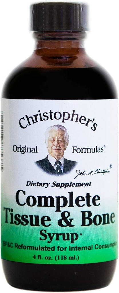 Dr. Christopher 's formel Complete Tissue og Bone Syrup, 4 Ounce