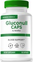 Gluconull Caps, Officiel Gluco NullCaps Formel, Ren støtte til stable niveauer og brændstof energi til den samlede sundhed, All- Natural Ingredients, Gluco Null Glyco Optimizer (60 kapsler)