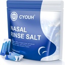 120PCS Salt Saline Pakker Sinus Nasal Rinse til Neti Pot, Individuelt indpakket 2.34G Nasal Vask Vandingssystem Næse Renere Saline Refill Pakker