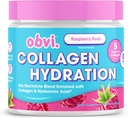 Obvi Hydration Powder 124; Electrolyte & Collagen Peptid Complex 124; 5 Typer af collagen med Hyaluronic Acid Budd124; Understøtter hud Elasticitet & Joint Health