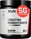 BARE YDEEVNE NETRITION, BPN Pure Creatin Monohydrat Pulver af Creapure, 5g Creatin per Serving, Understøtter muskelvækst, Unflavored Creatin Powder, 60 Servering