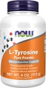 Now Foods Supplements, L- Tyrosine Powder, Free- Form, Neurotransmitter Support *, Aminosyre, 4- Ounce